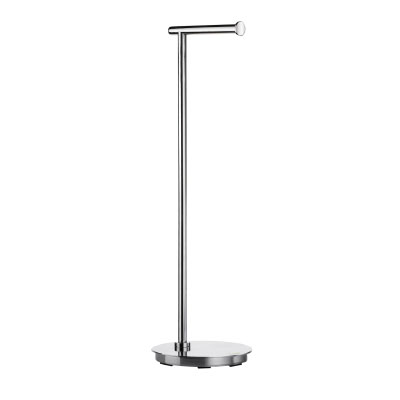 Home Basics Chrome Toilet Paper Stand with Phone Holder